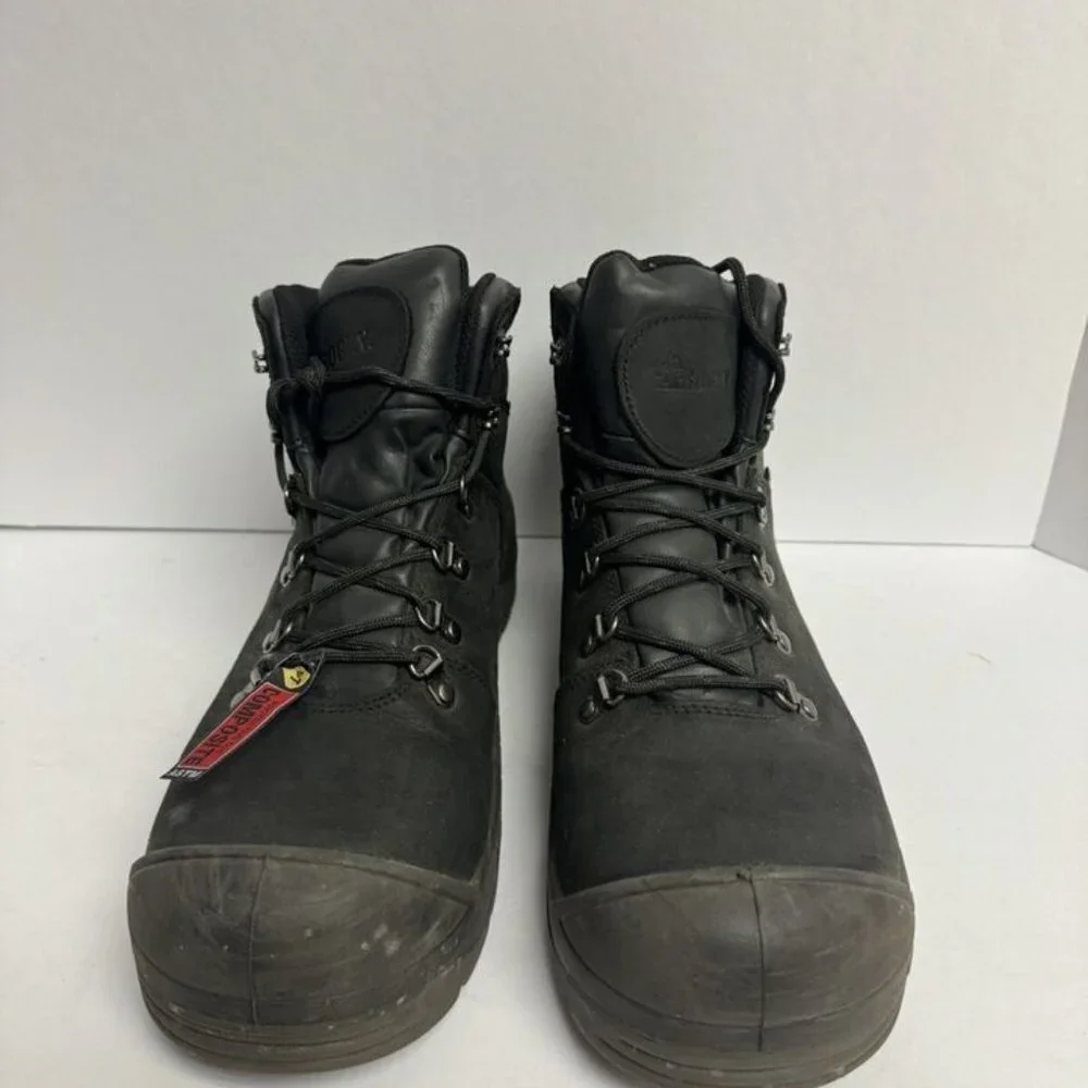 Rocky Mens Hiker 6” Waterproof Comp Toe Work Boot Black Size 12 M